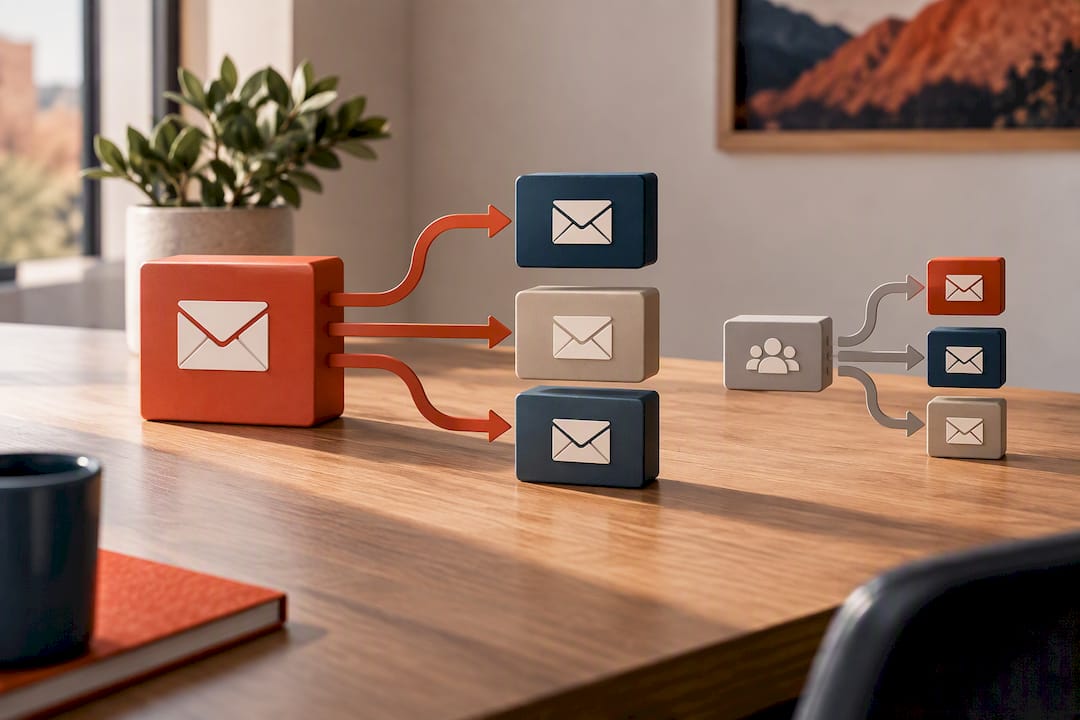 Email aliases forwarding to shared mailboxes