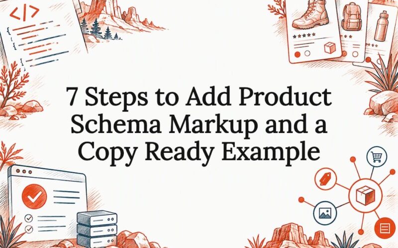 Product schema markup title card