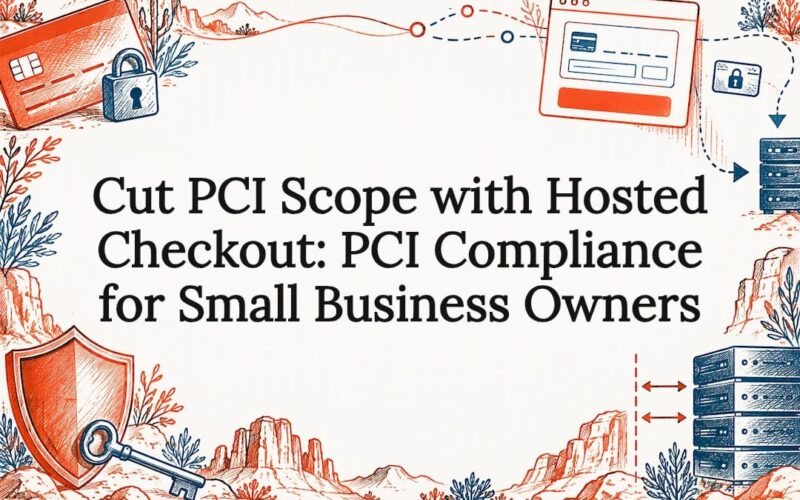 Decorative PCI hosted checkout title card