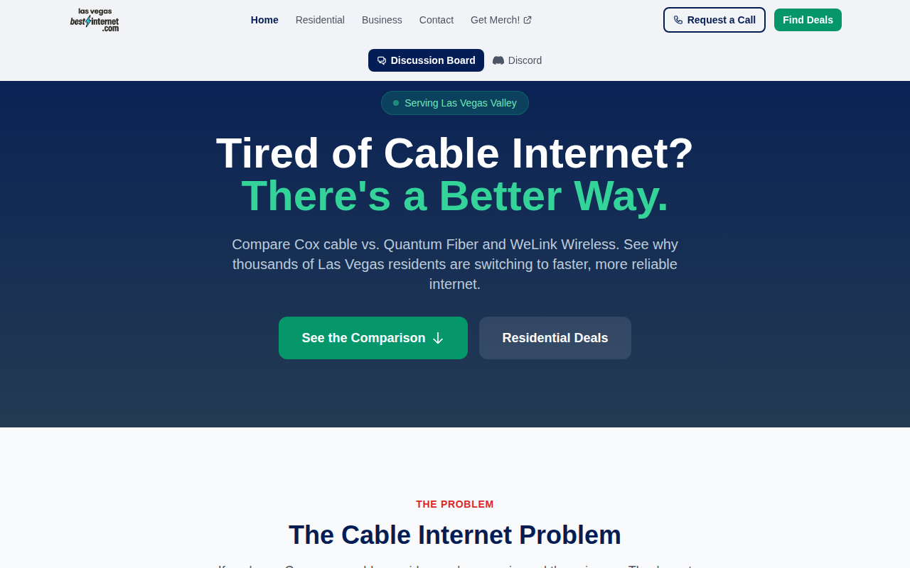 Las Vegas Best Internet website